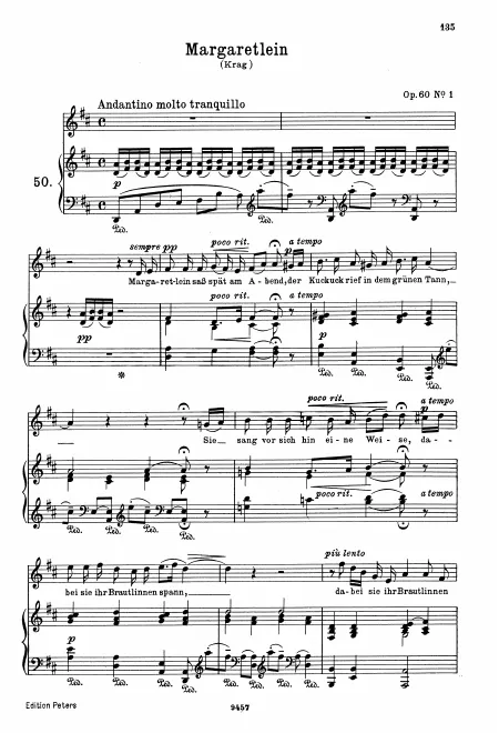 Complete Score (original / high voice, D major)