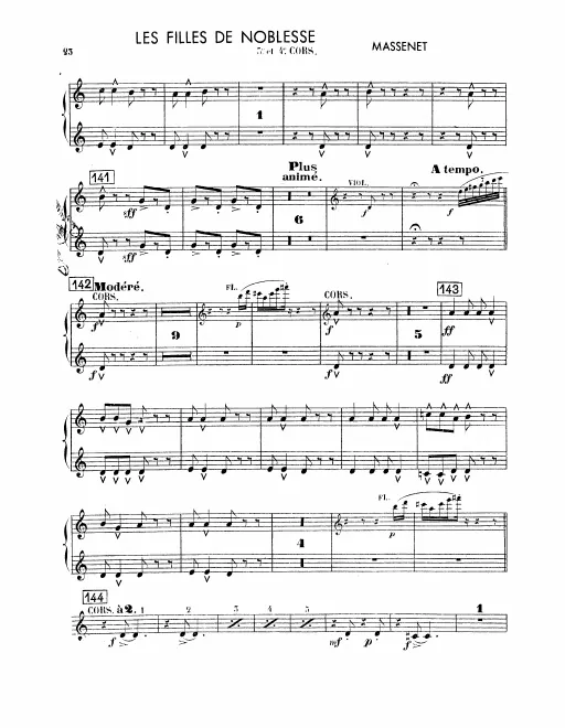Horn 3/4 (F)