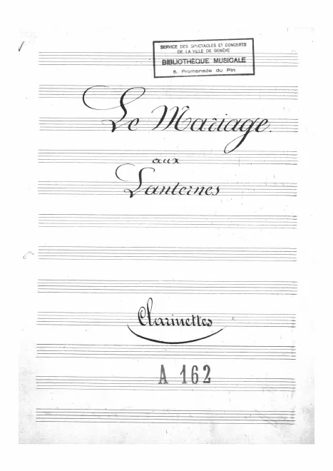 Clarinet 1/2 (A, B♭)