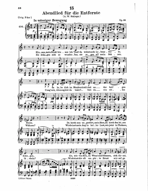 Complete Score (Low Voice, transposed to C major)