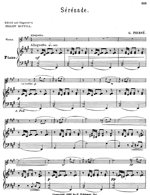 Complete Score and Violin Part