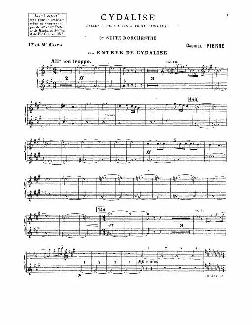 Horn 1/2, 3/4 (F)