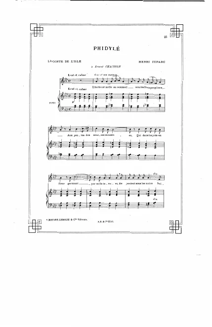 Complete Score (Original key, high voice)