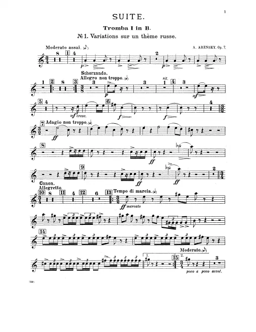 Trumpet 1, 2 (B♭)