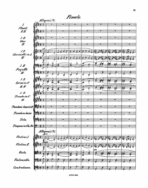 IV. Finale - Allegro