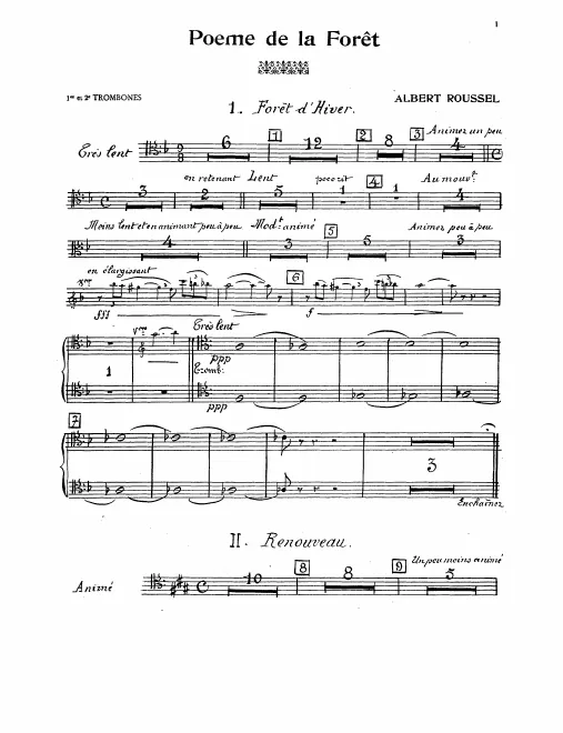 Trombone 1/2, 3, Tuba