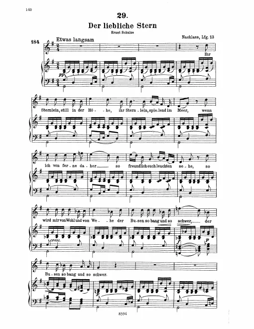 Complete Score (Original / High Voice, G major)