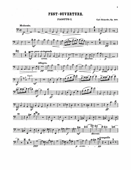 Bassoon 1, 2