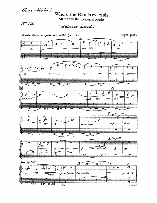 Clarinet 1/2 (B♭/A)