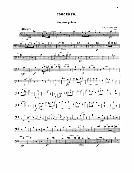 Bassoon 1, 2