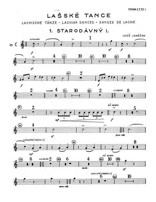 Trumpet 1, 2 (C/E♭/F)