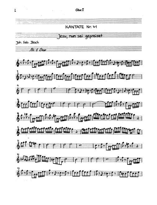 Oboe 1, 2, 3