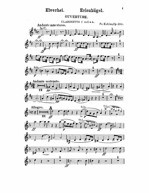 Clarinet 1, 2 (A/C)