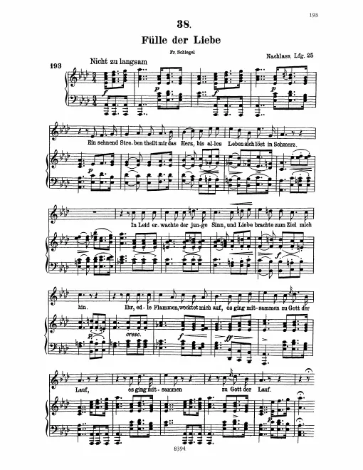 Complete Score (Original / High Voice, A♭ major)