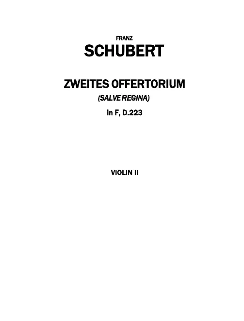 Violins II