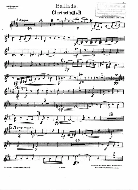 Clarinet 2 (B♭)