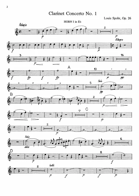 Horn 1, 2 (E♭)