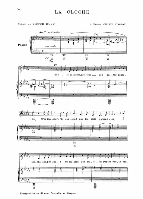 Complete Score (D♭ major, original key)