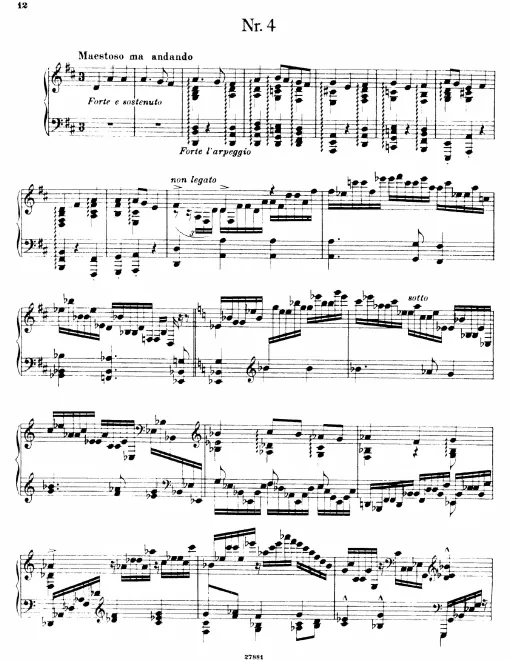 4. Maestoso ma andando