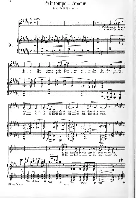 Complete Score (B major)