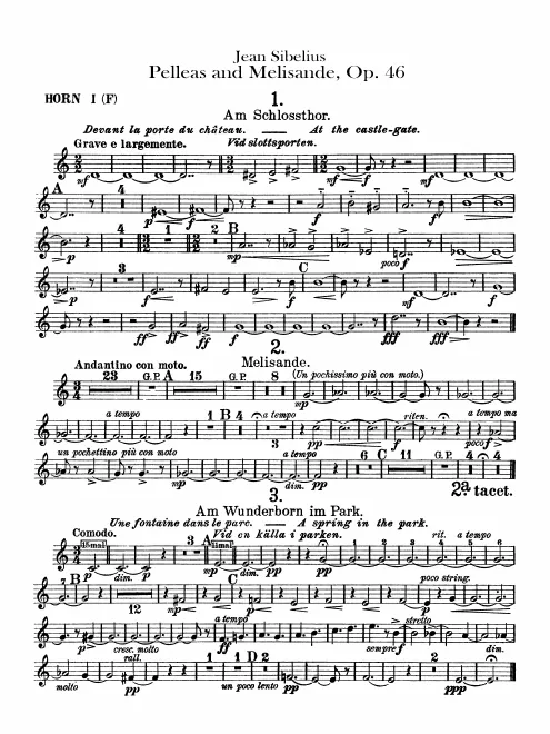 Horn 1, 2 (F)