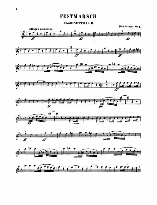 Clarinet 1, 2 (B♭)