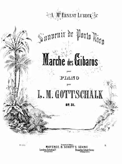 First page of Souvenir de Porto Rico