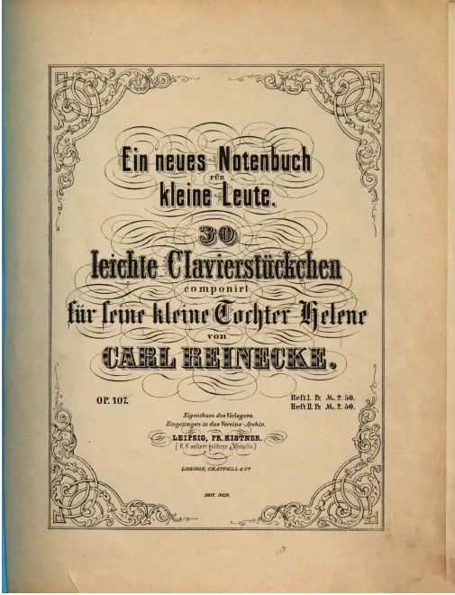 First page of Ein Neues Notenbuch für Kleine Leute