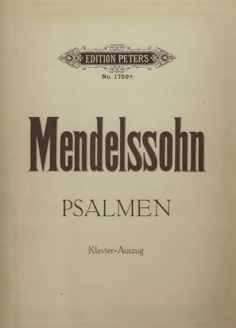 First page of Da Israel aus Ägypten zog