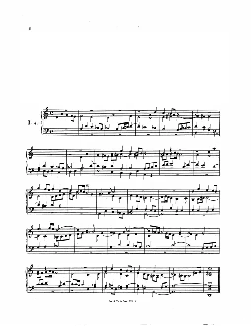 First page of Magnificat Fugue