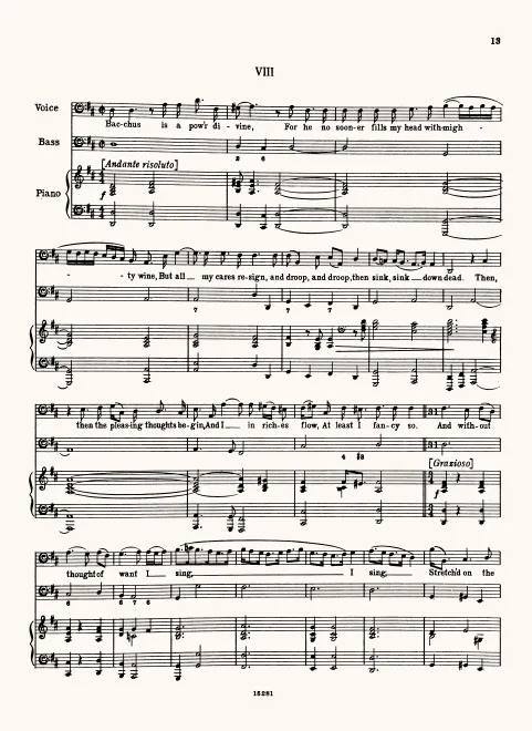 First page of Bacchus Is a Power Divine