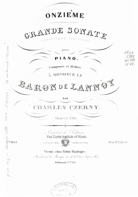 First page of Piano Sonata No.11