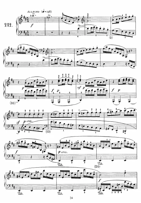 First page of Keyboard Sonata in D major