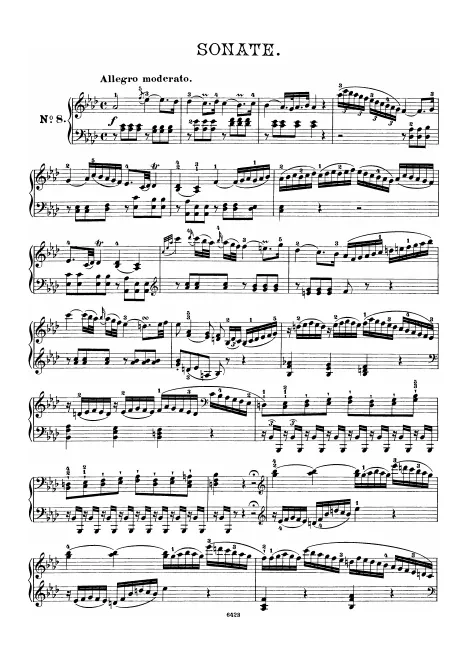 First page of Divertimento