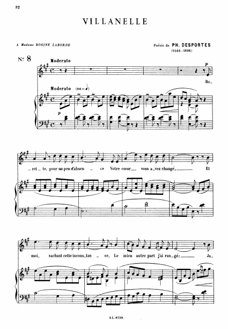 First page of Villanelle