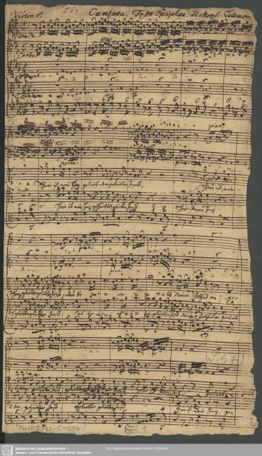 First page of Hier ist mein Herz, geliebter Jesu