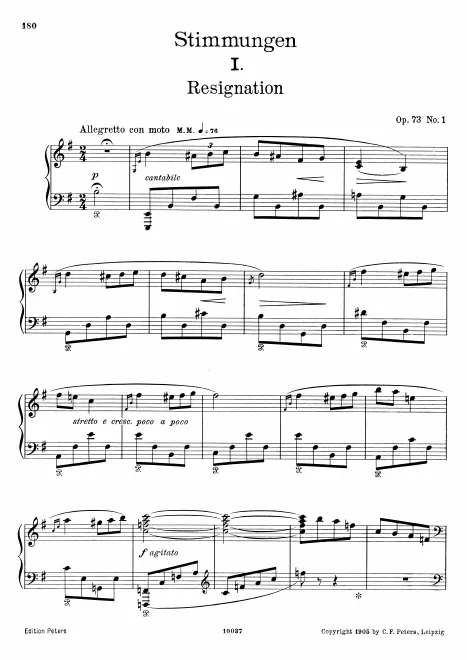 First page of Moods