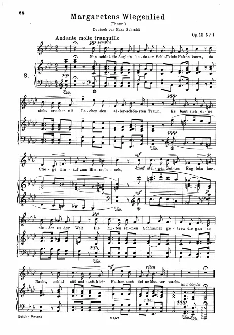 Complete Score (original key; A♭ major)