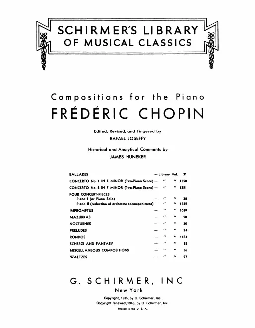 First page of Scherzo No.1