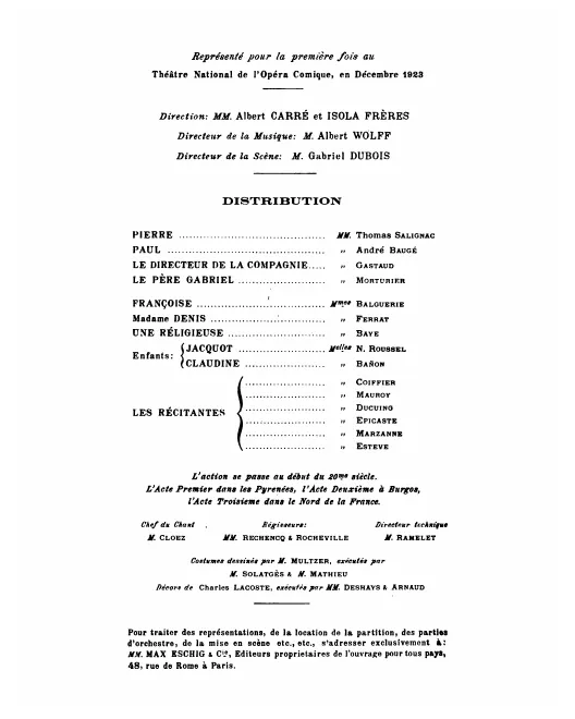 First page of La brebis égarée
