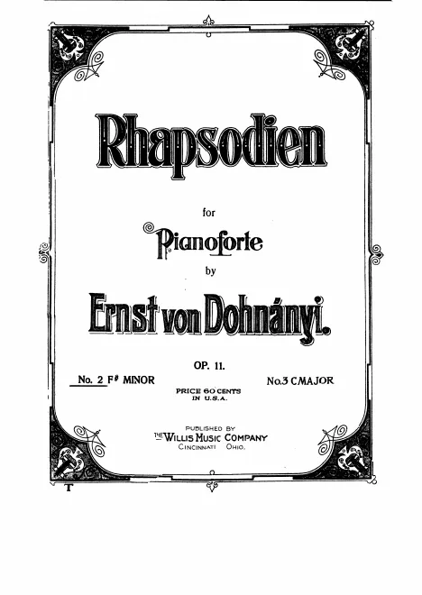 First page of 4 Rhapsodien