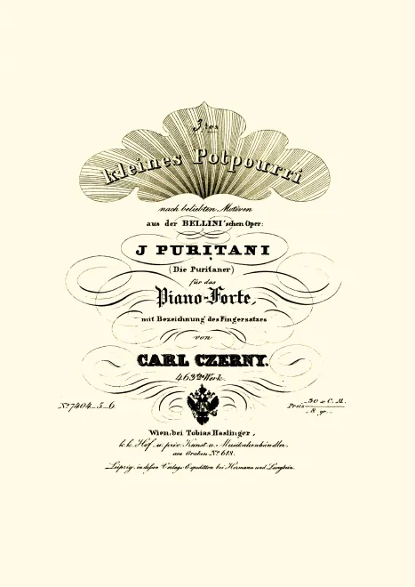 First page of Musikalische Theater-Bibliothek für die Jugend