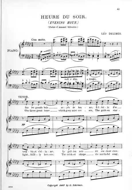 First page of Heure du soir