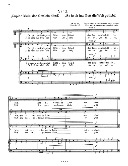 First page of Cupido klein, das Göttlein blind