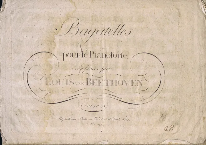 First page of Seven Bagatelles
