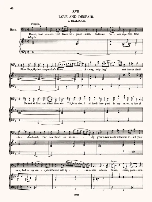 First page of Hence, Fond Deceiver
