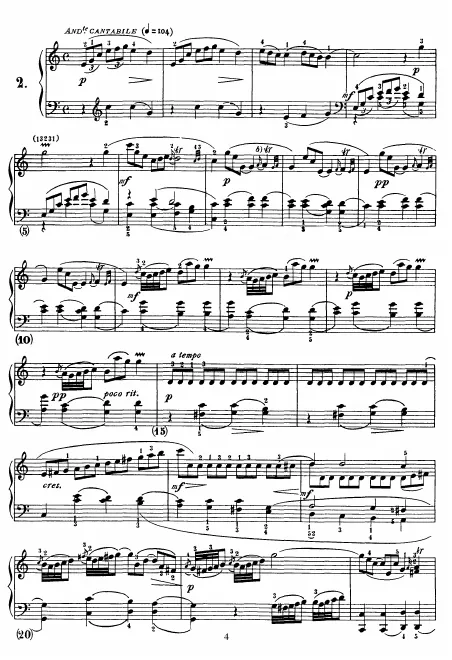 First page of Keyboard Sonata in C major