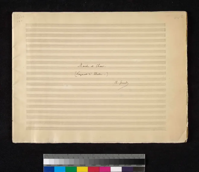 First page of Électre