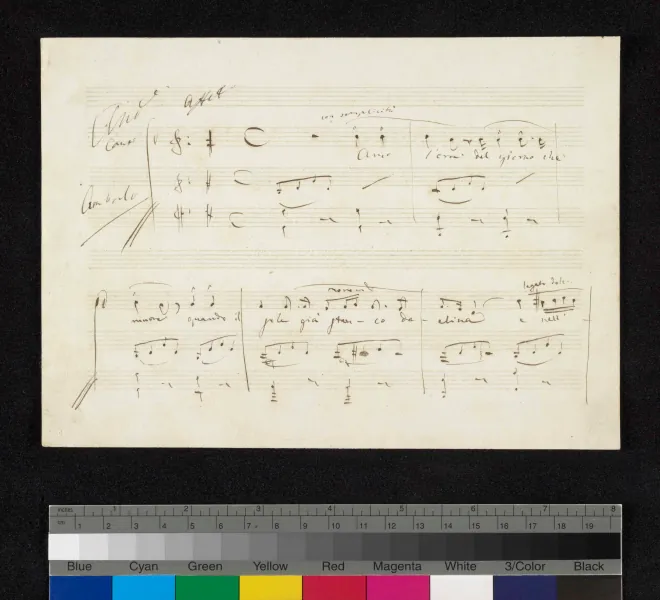First page of Album di Sei Romanze