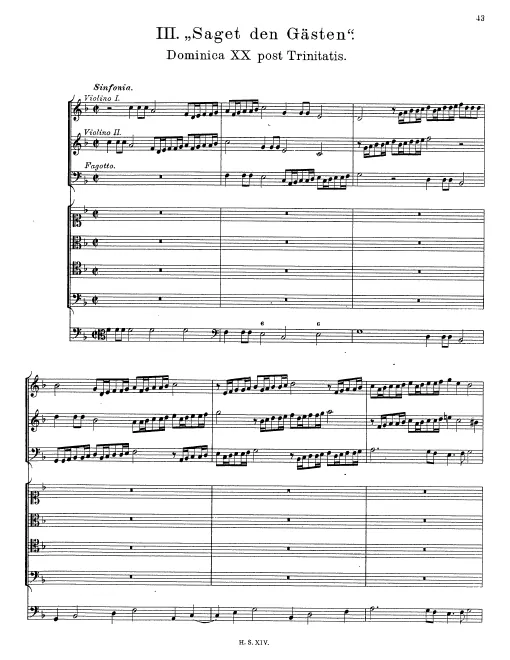First page of Saget den Gästen